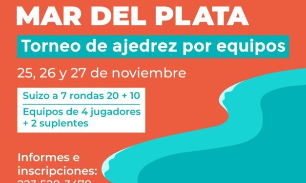 11° Torneo por Equipos «Playas de Mar del Plata»