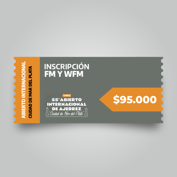 Inscripción MF y WMF 55° Abierto Ciudad de Mar del Plata